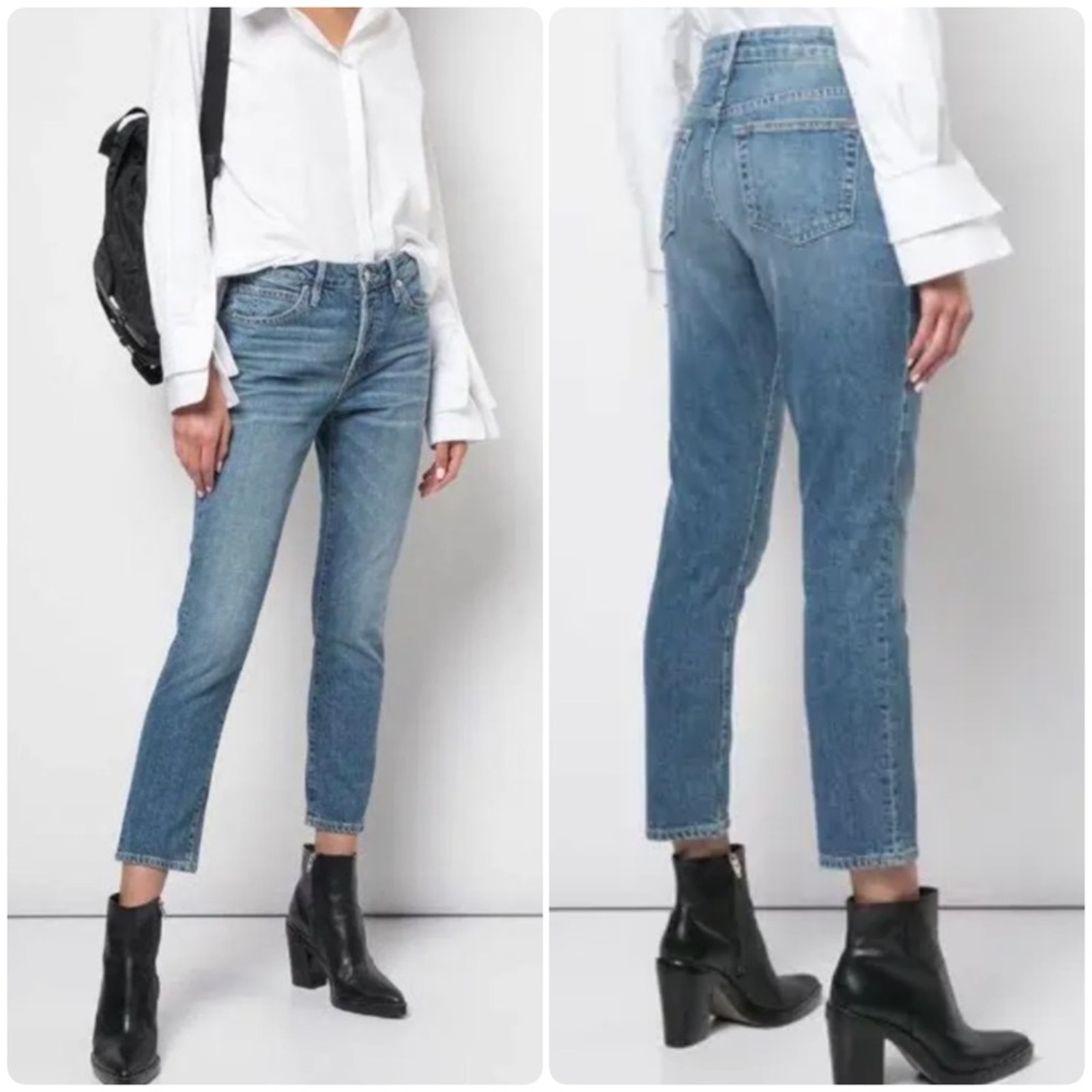 Slvrlake Lou Lou Slim Straight Cropped Jeans